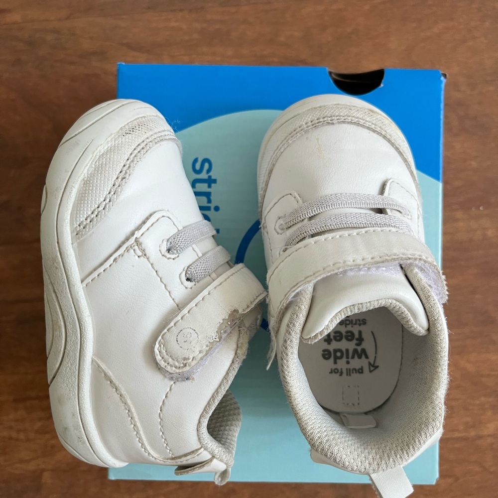 Stride Rite Cream Baby Walkers